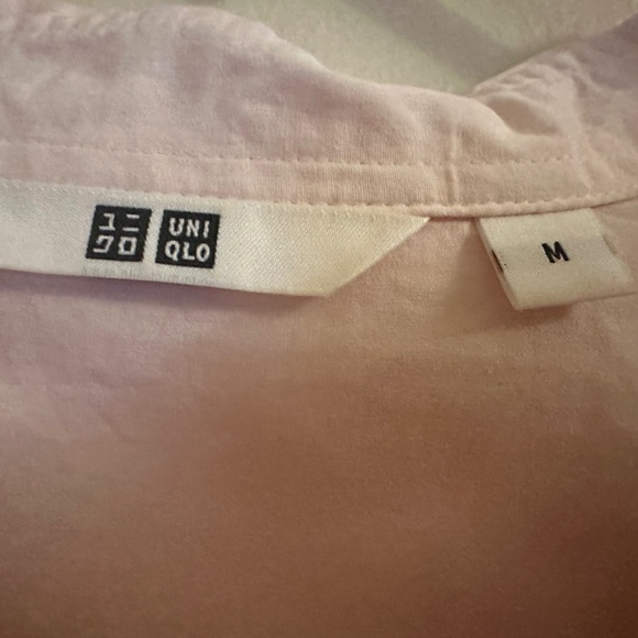 All 3 Uniqlo Shirts (green S, pink M, purple XS) - Picture 5 of 9